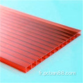 4 mm / 5 mm / 6 mm / 8 mm / 10 mm / 12 mm / 16 mm en feuille de polycarbonate creuse